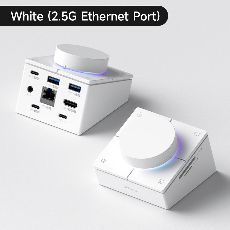 Knob USB C Hub With Shortcut Buttons