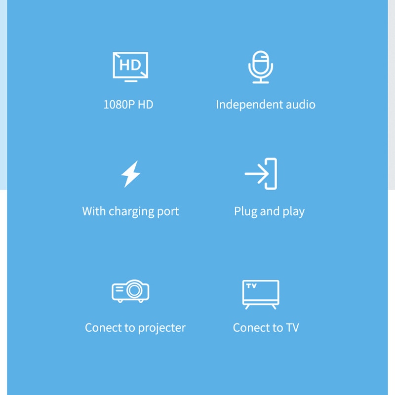 VGA to HDMI Cable HAGIBIS