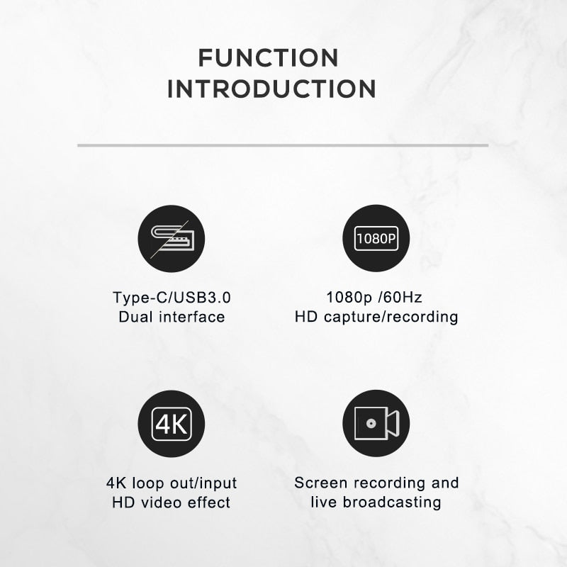 Type-C/USB Video Capture Card HAGIBIS