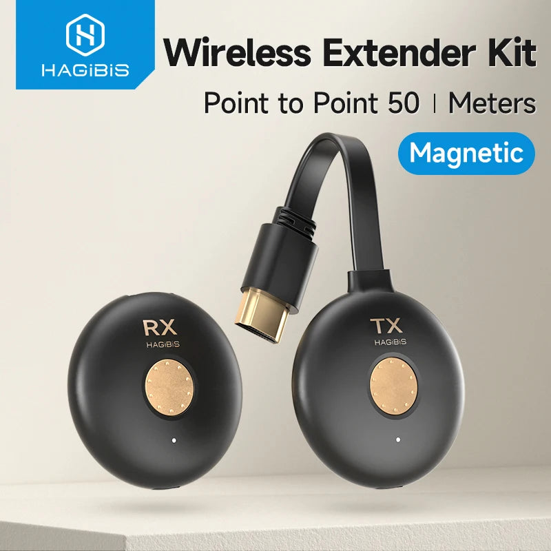 Magnetic & Mini Wireless HD Transmitter and Receiver Kit G10W