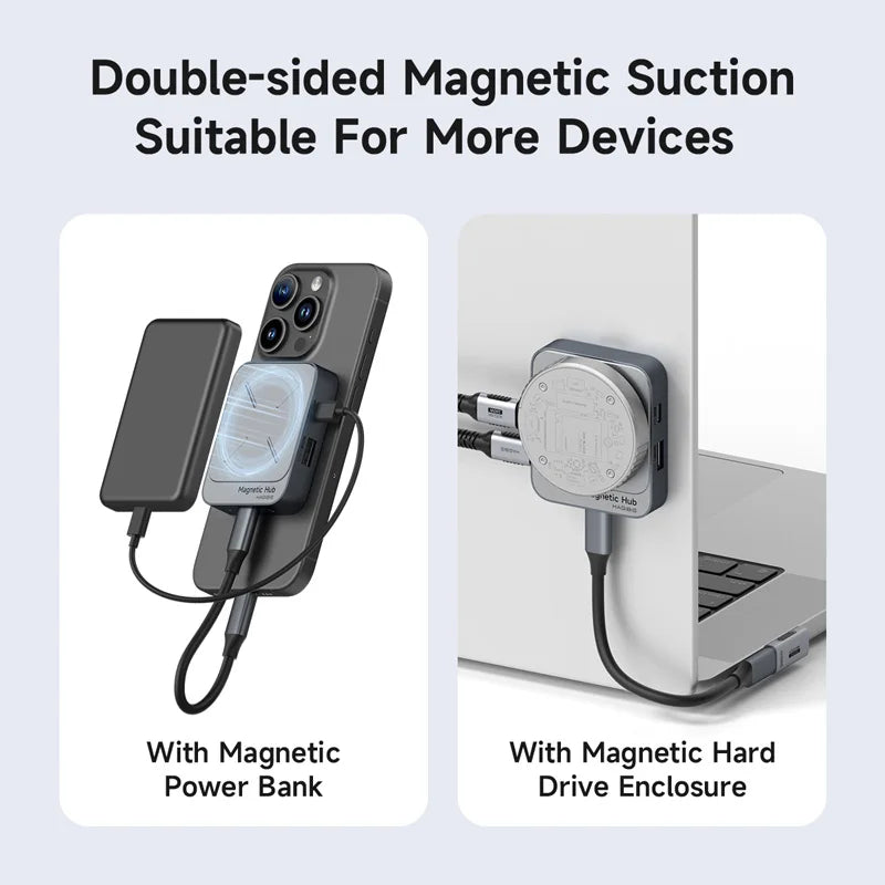 USB-C Hub Dual Side Magnetic TC100S Hagibis