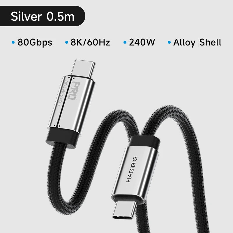 USB C Full Function Cable Super Soft USB4
