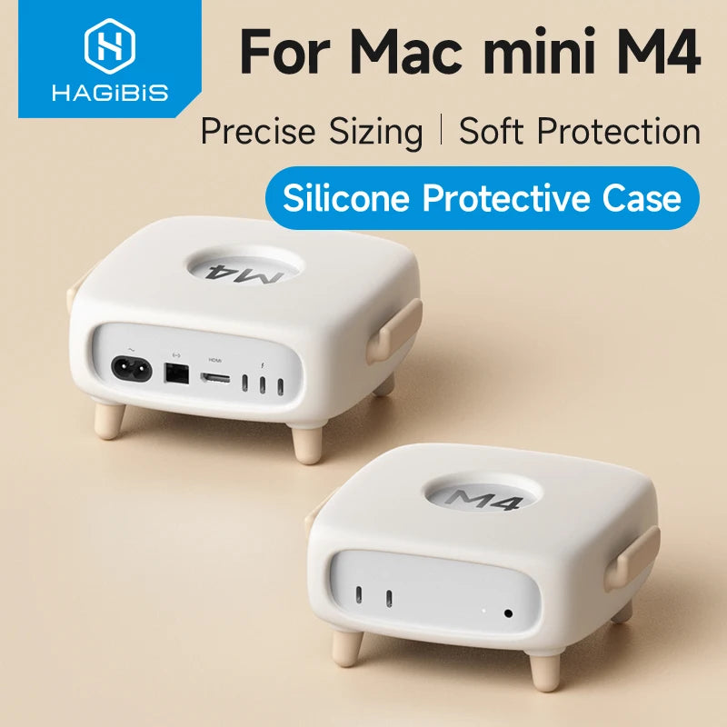 Silicone Protective Cover Case for Mac Mini M4/M4 Pro Hagibis