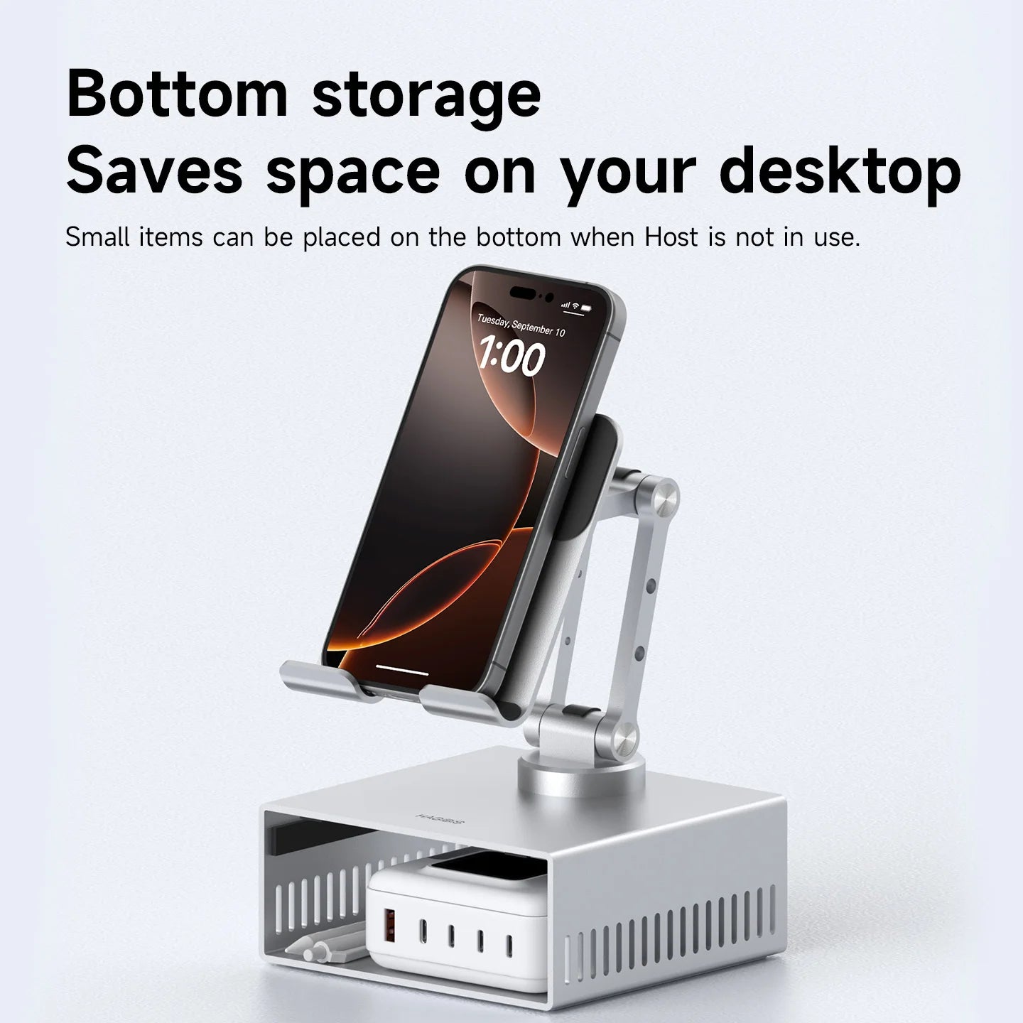 Mac mini M4 Stand with iPad Stand