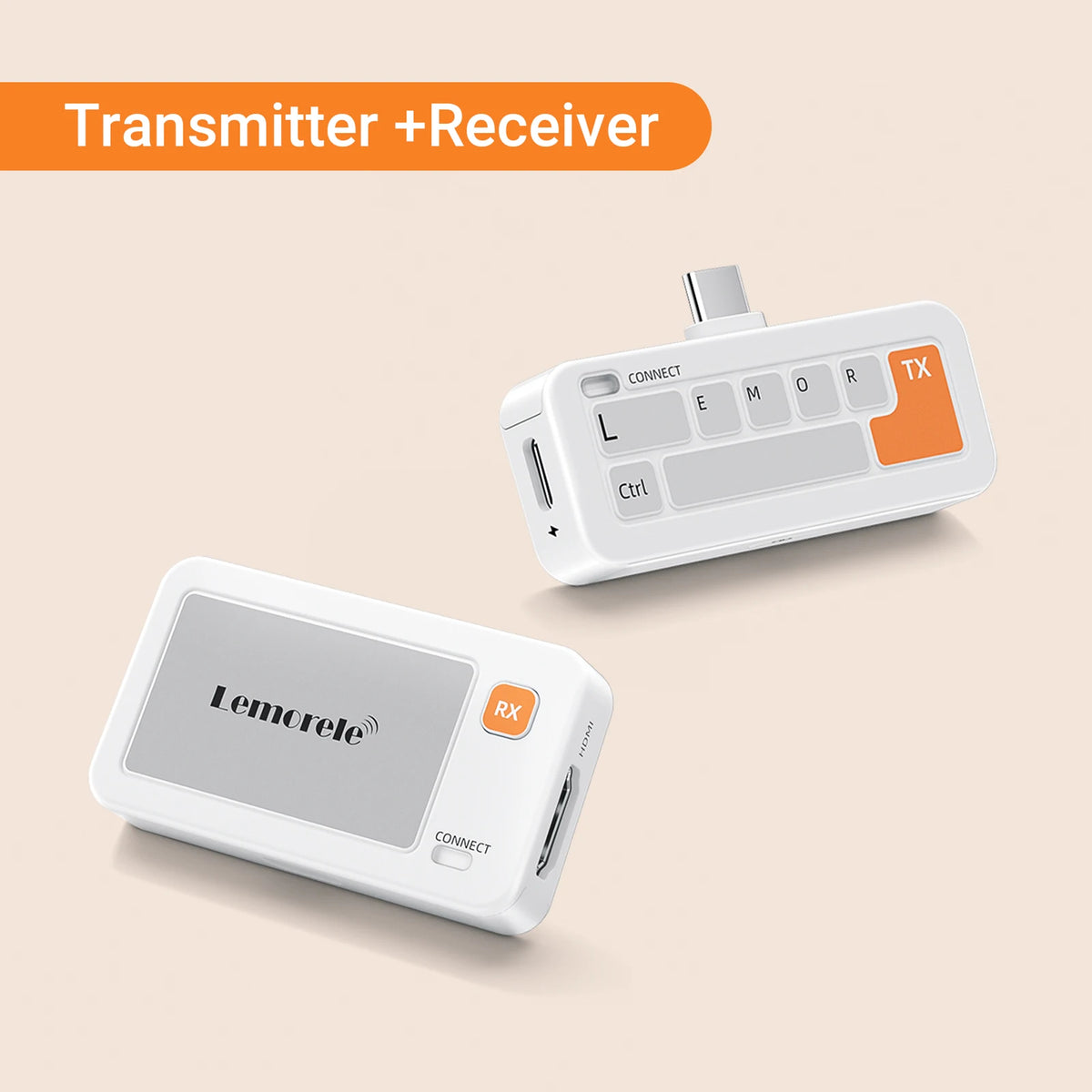 Lemorele Wireless USB-C to HDMI Extender 1080P 60Hz 50m