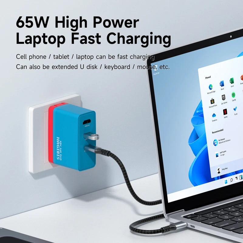 Switch TV Dock Charger GaN 65W
