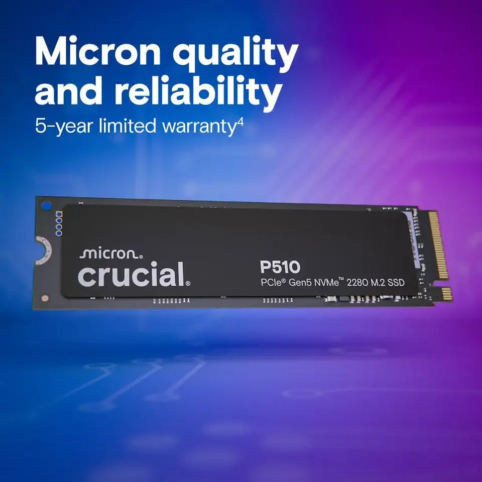 Crucial P510 NVMe M.2 2280 PCIe 5.0 SSD