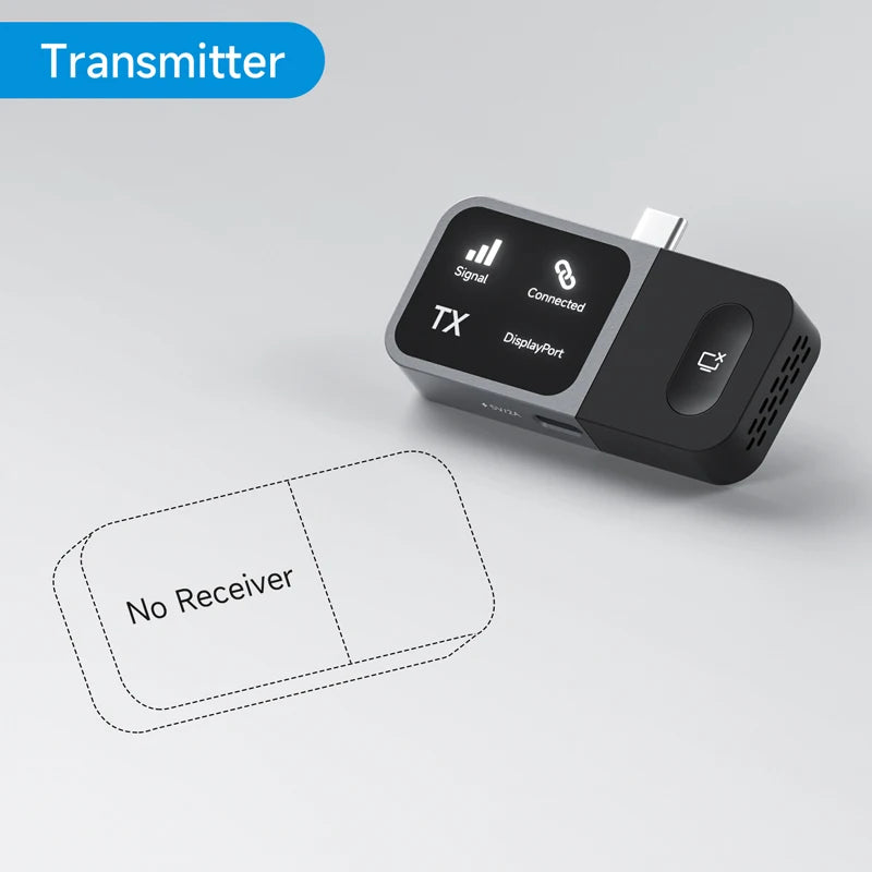 Hagibis Wireless Display Adapter USB-C Transmitter & HDMI Receiver GA10