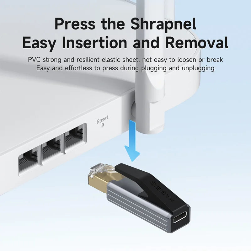 USB C to Ethernet RJ45 Adapter
