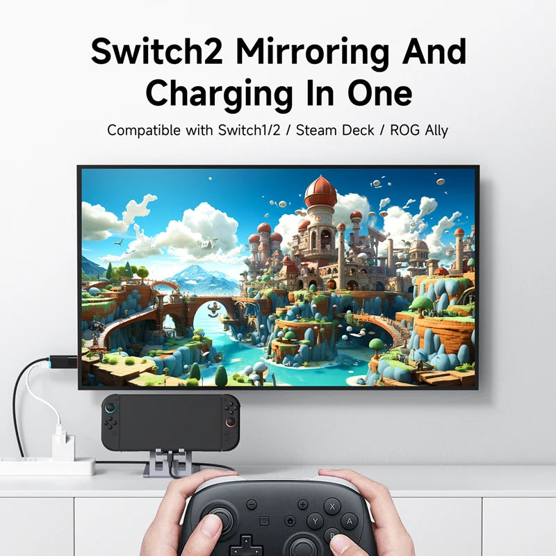 Switch 2 Dock TV Mode Cable