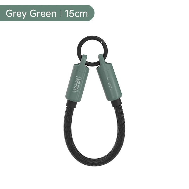 Lanyard Cable 240W Keychain Charger