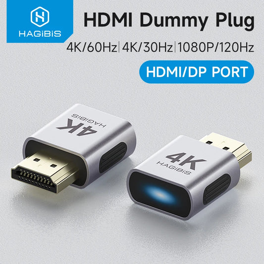Dummy Plug HDMI 4K – Emulador Virtual de Display