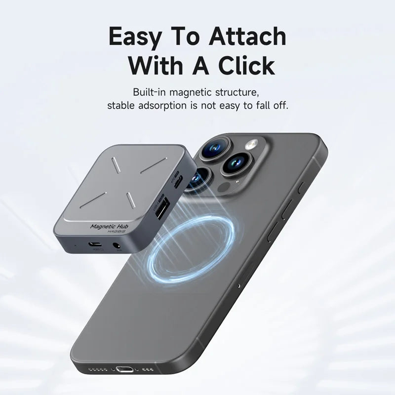 USB-C Hub Dual Side Magnetic TC100S Hagibis