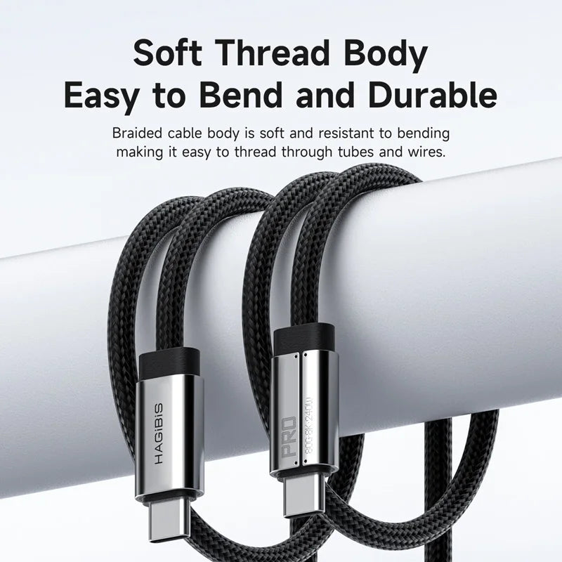 USB C Full Function Cable Super Soft USB4