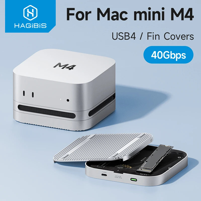 USB4 SSD Enclosure for Mac Mini M4 – Expand Your Storage – Hagibis USB4 SSD Enclosure for Mac Mini M4 – Expand Your Storage – Hagibis