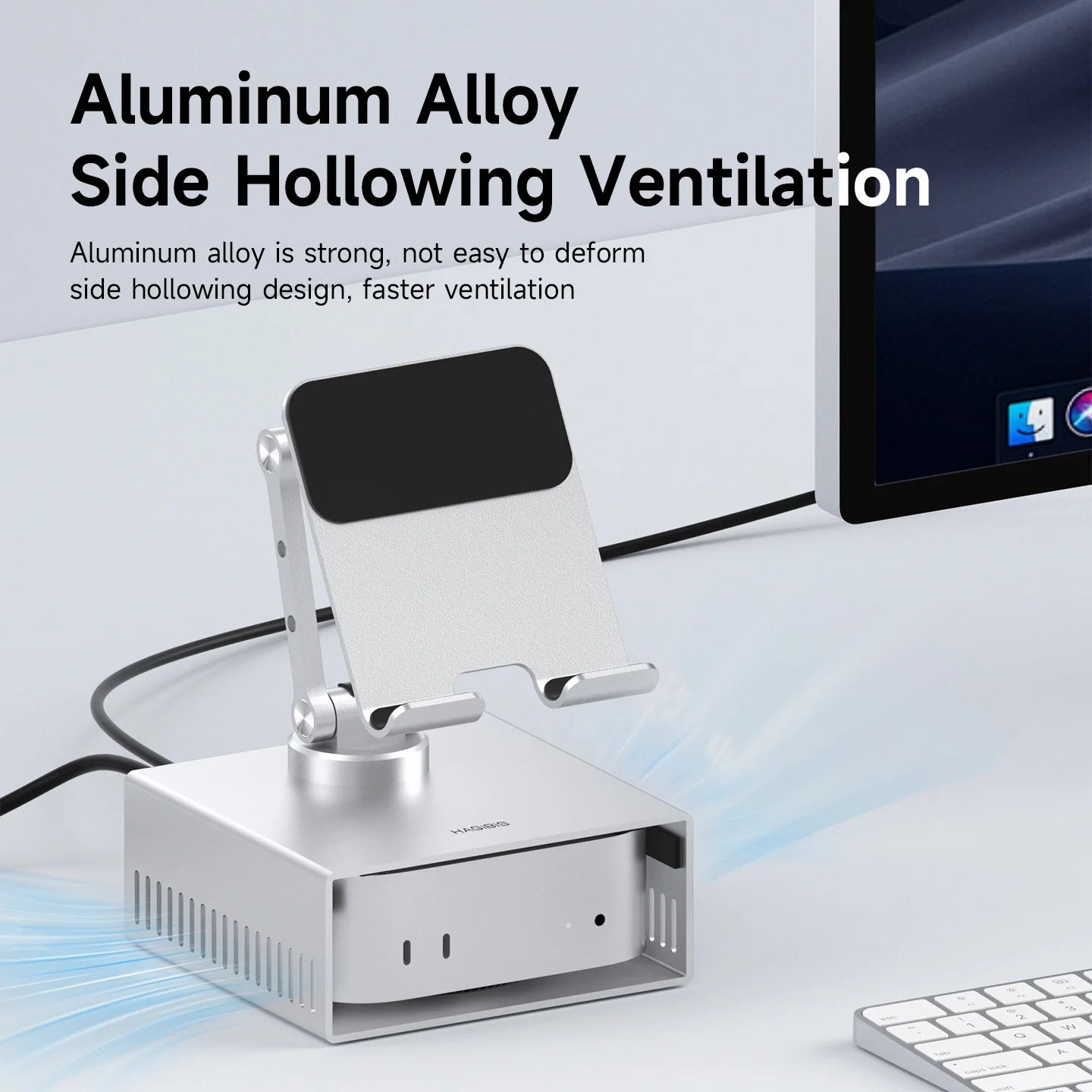 Mac mini M4 Stand with iPad Stand