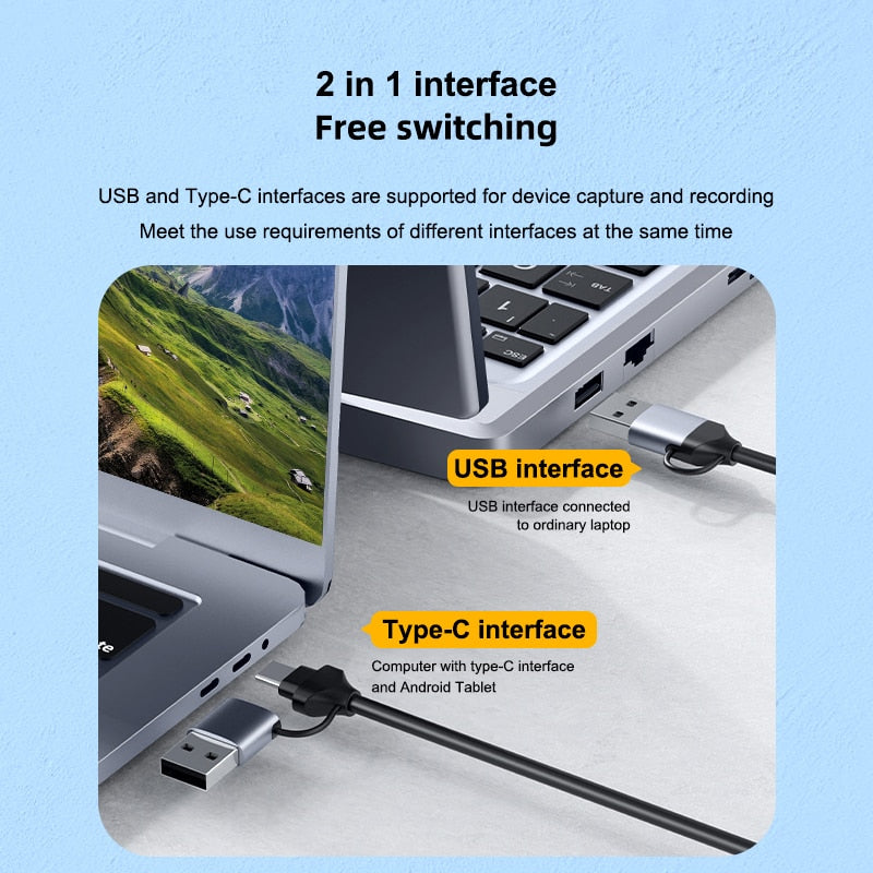 Type-C/USB Video Capture Card HAGIBIS