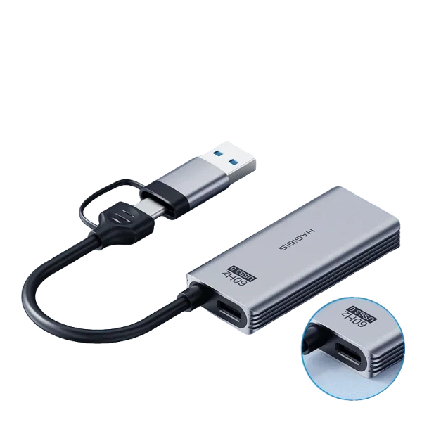 Video Capture Card HDMI to USB/Type-C with PD Port