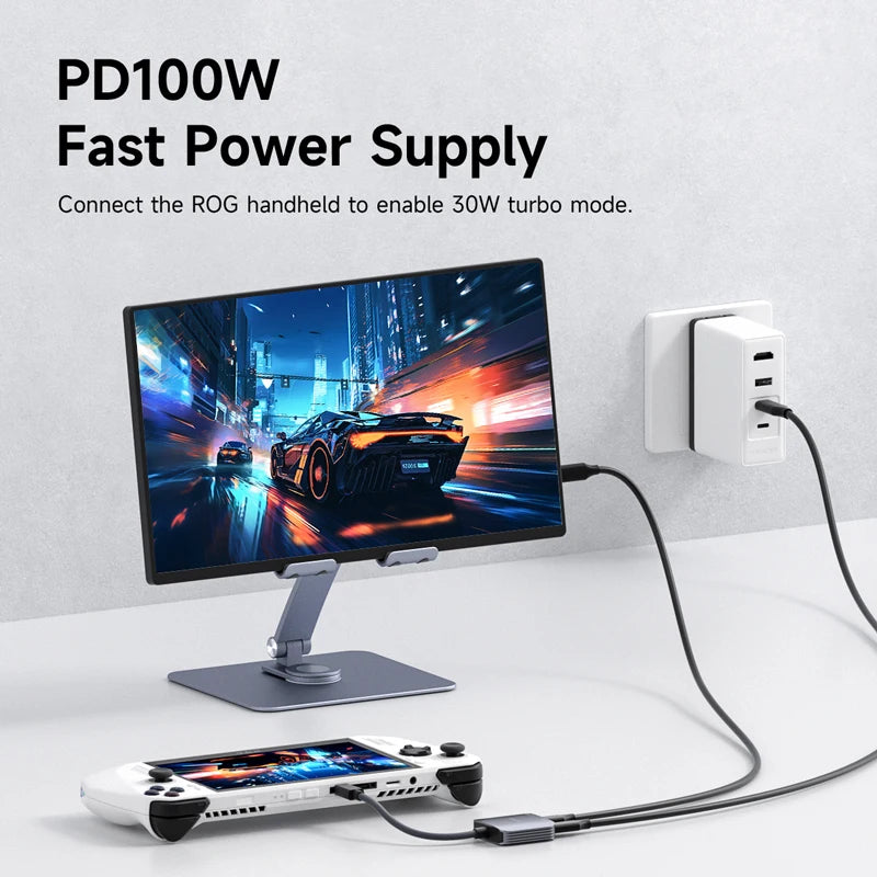 USB C Splitter 100W 4K/60Hz 2 in 1 Hagibis