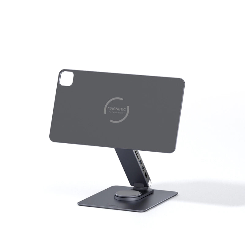 Magnetic Stand with Hub USB C for iPad Pro M4
