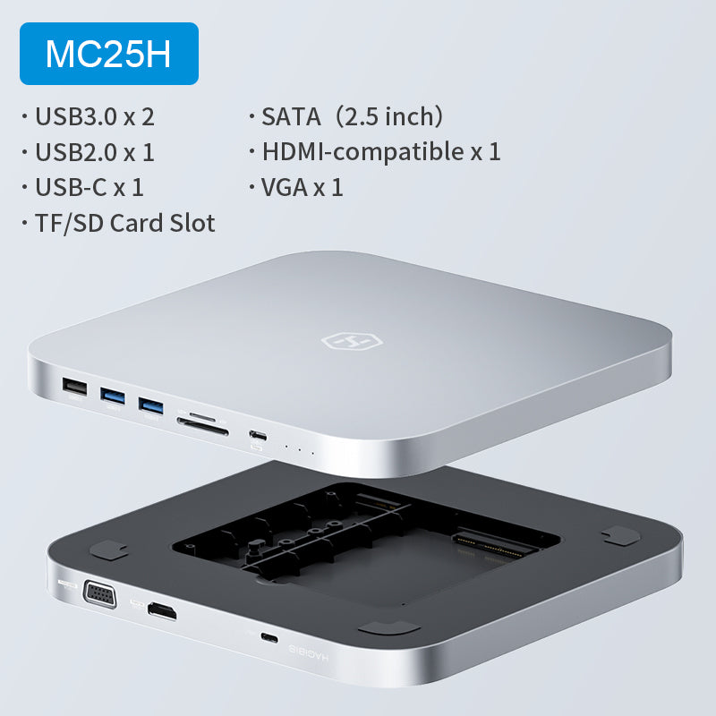 USB C Hub with Hard Drive Enclosure