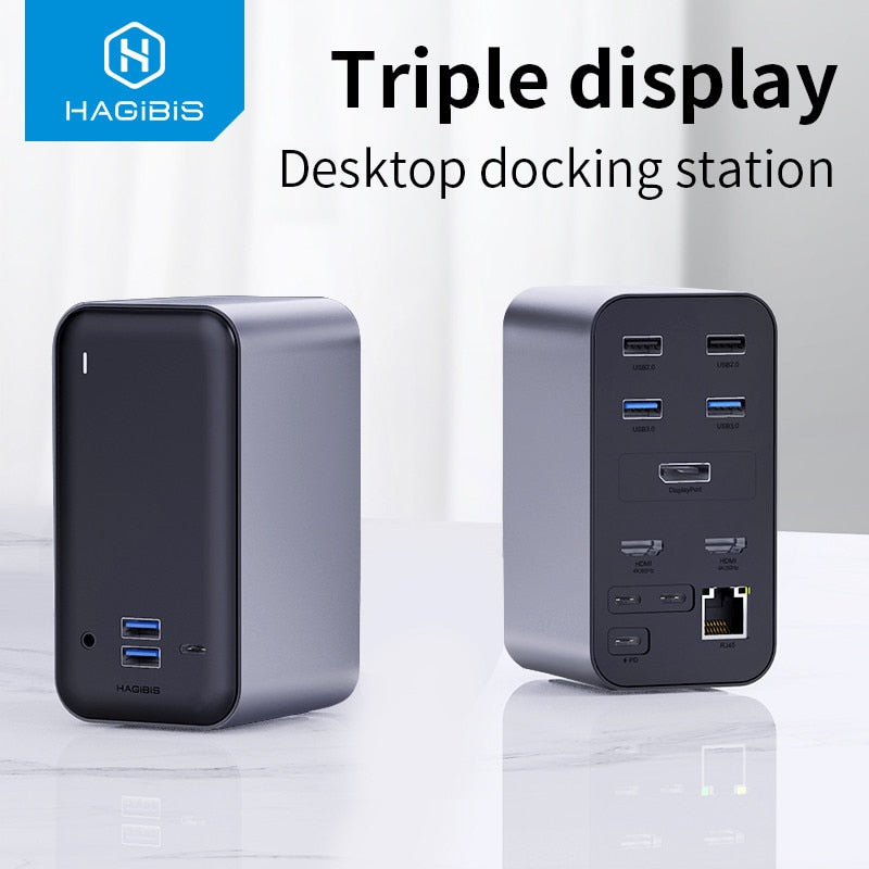 13 in 1 Desktop Docking Station Hagibis