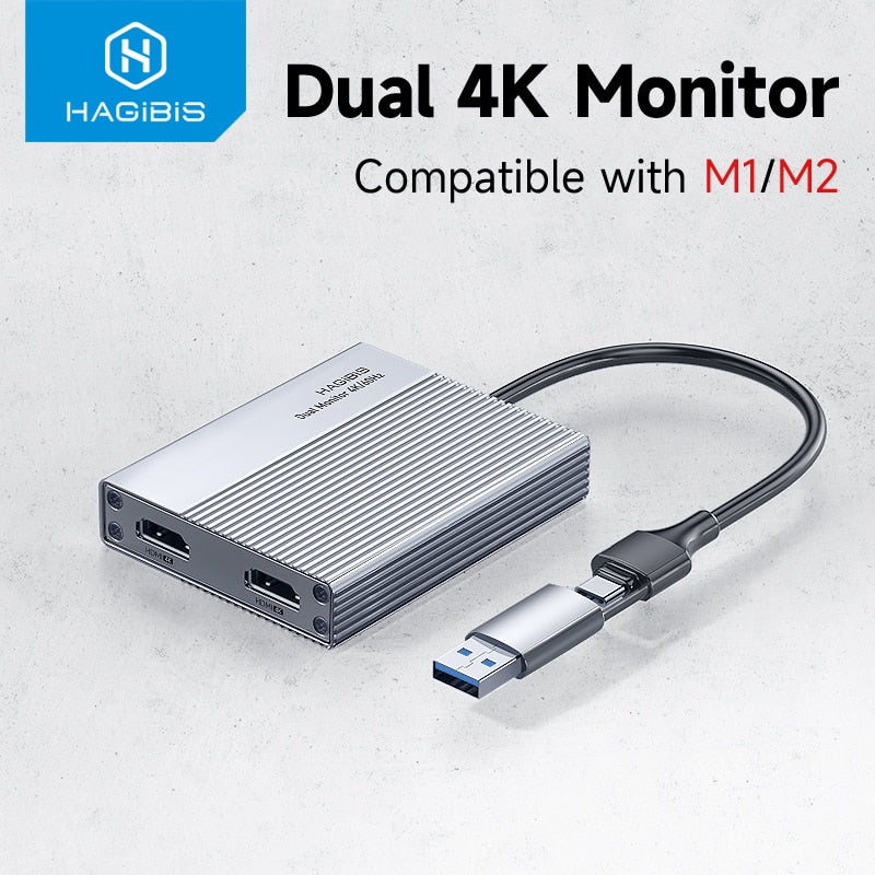 Dual HDMI Adapter 4K M1/M2