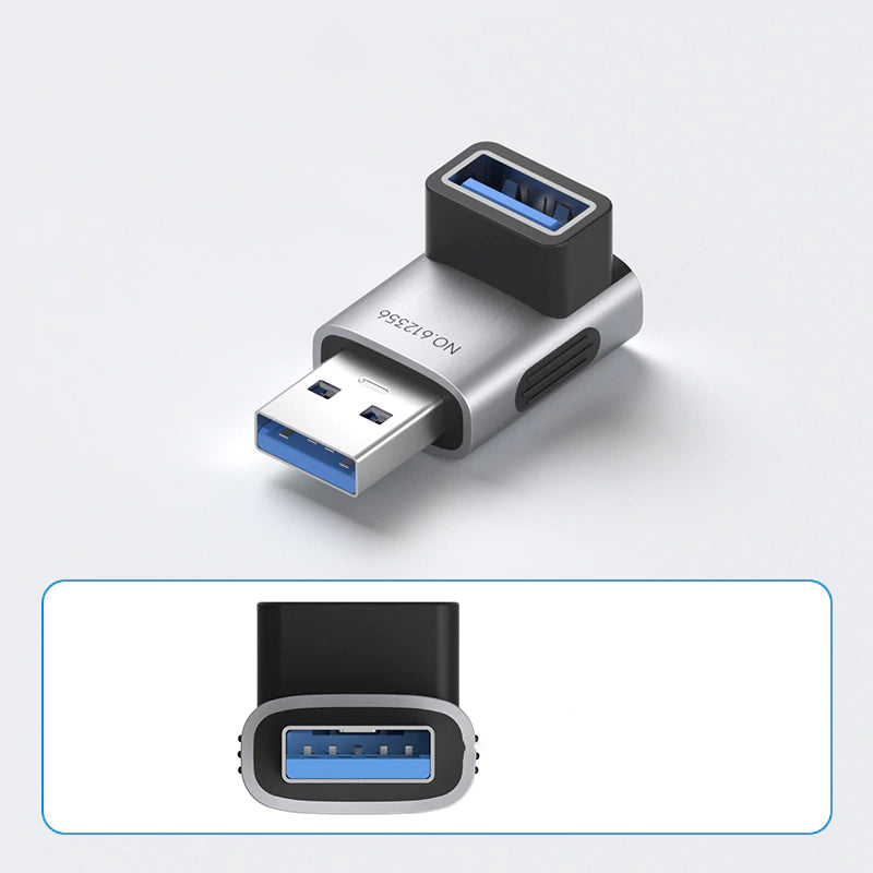 Hagibis USB 3.2 90° Multi-Angle Adapter – 10Gbps 60W