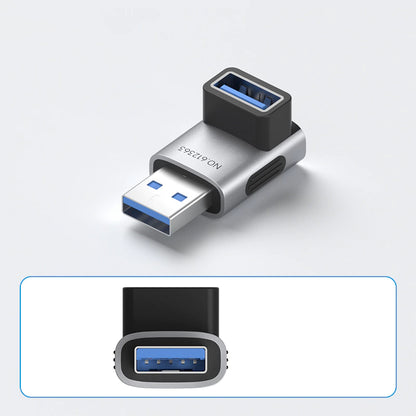 Hagibis USB 3.2 90° Multi-Angle Adapter – 10Gbps 60W