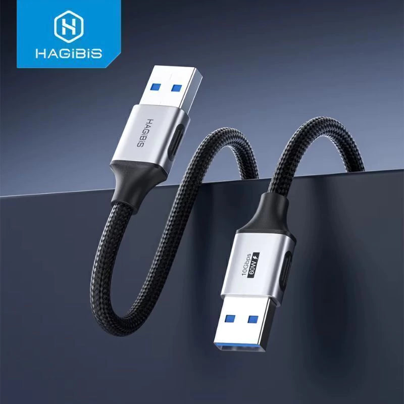 Hagibis USB to USB Cable USB 3.2 A to A Male to Male