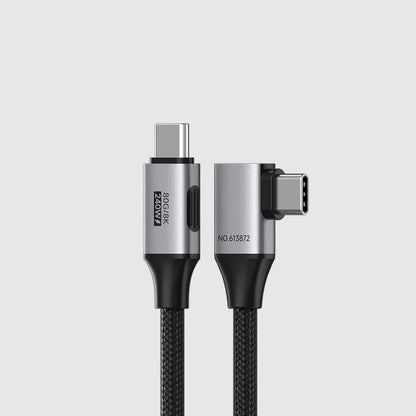Hagibis USB4 USB-C Cable 80Gbps 240W Right Angle 8K