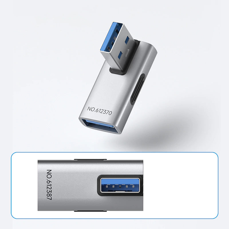 Hagibis USB 3.2 90° Multi-Angle Adapter – 10Gbps 60W