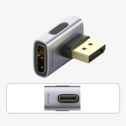 Hagibis DisplayPort 1.4 Right Angle Adapter 8K 60Hz / 4K 240Hz