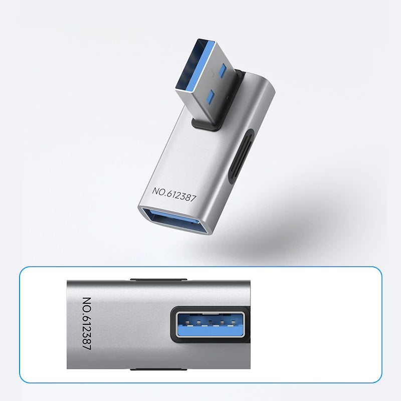 Hagibis USB 3.2 90° Multi-Angle Adapter – 10Gbps 60W