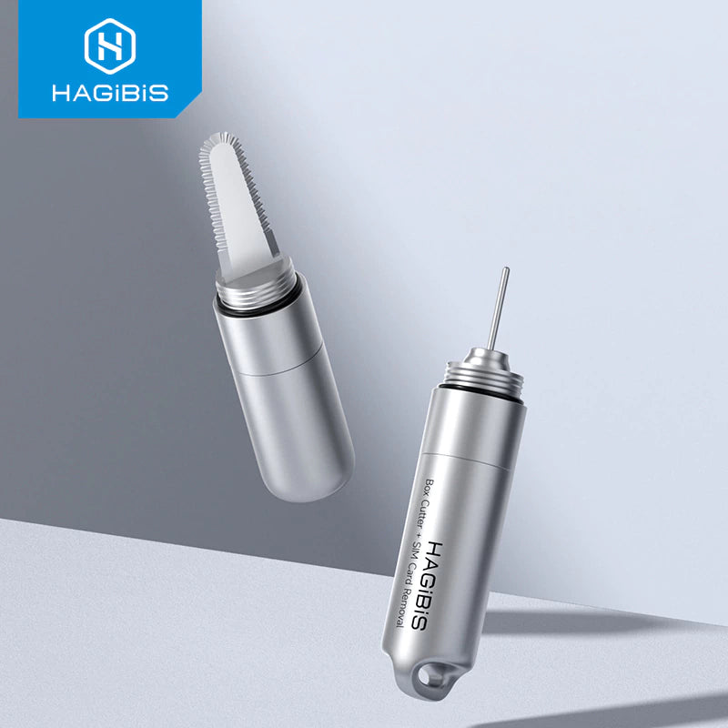Hagibis Portable Box Cutter & SIM Eject Tool