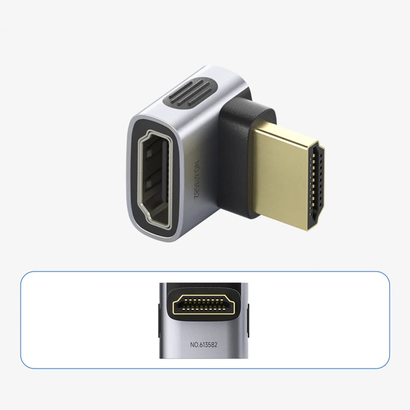 Hagibis HDMI 2.1 Right Angle Adapter 90°