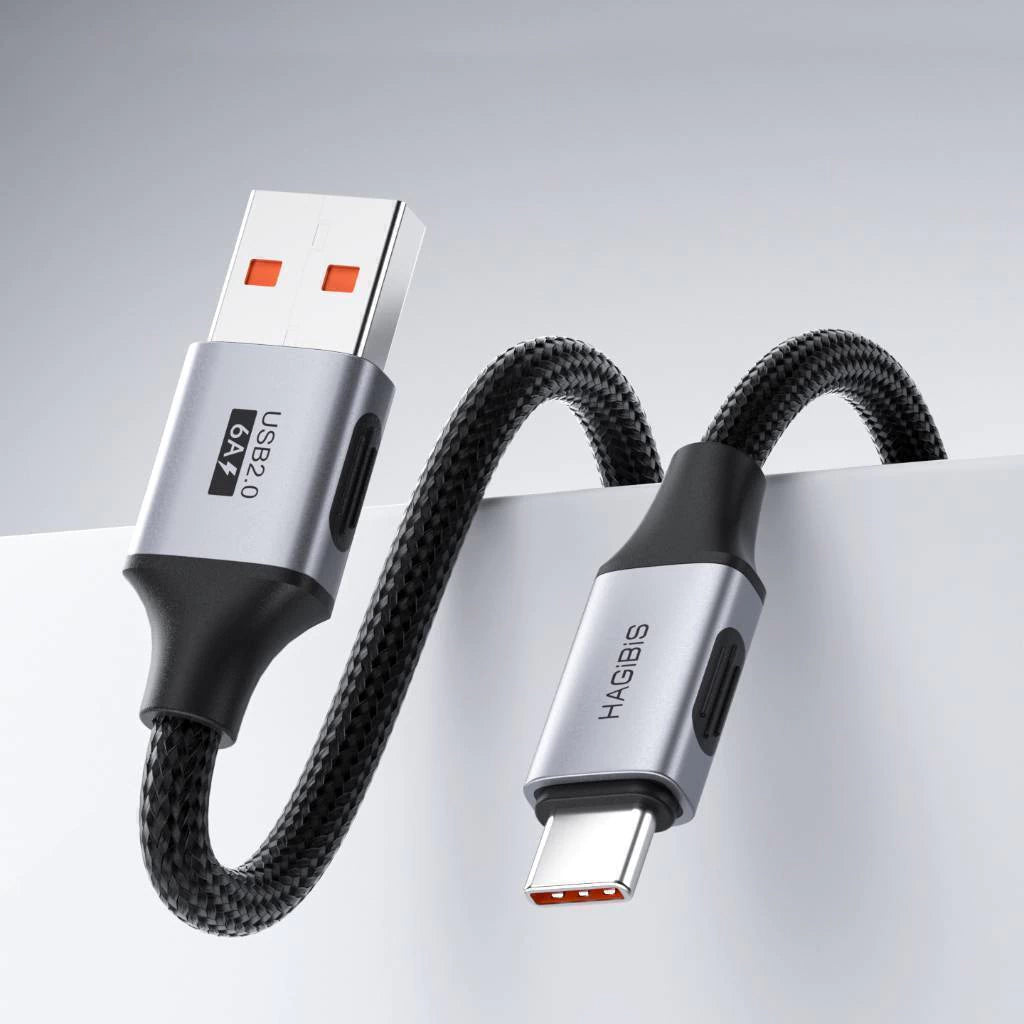 Hagibis USB-A to USB-C Ultra-Soft Cable CarPlay