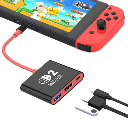 USB-C Docking Station for Nintendo Switch 2 4K 60Hz 100W