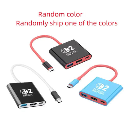 USB-C Docking Station for Nintendo Switch 2 4K 60Hz 100W