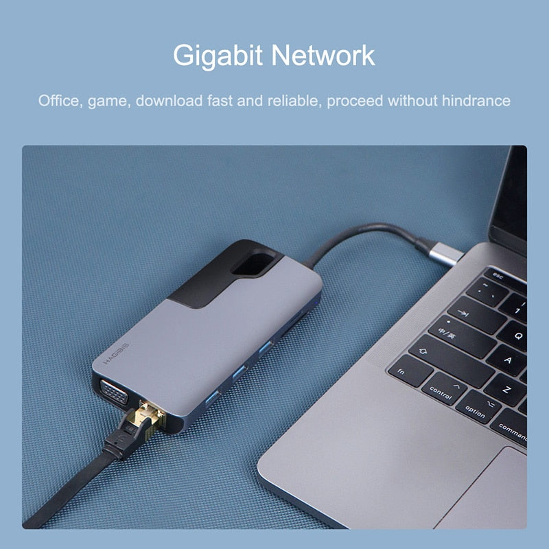 11 in 1 USB-C Hub Hagibis