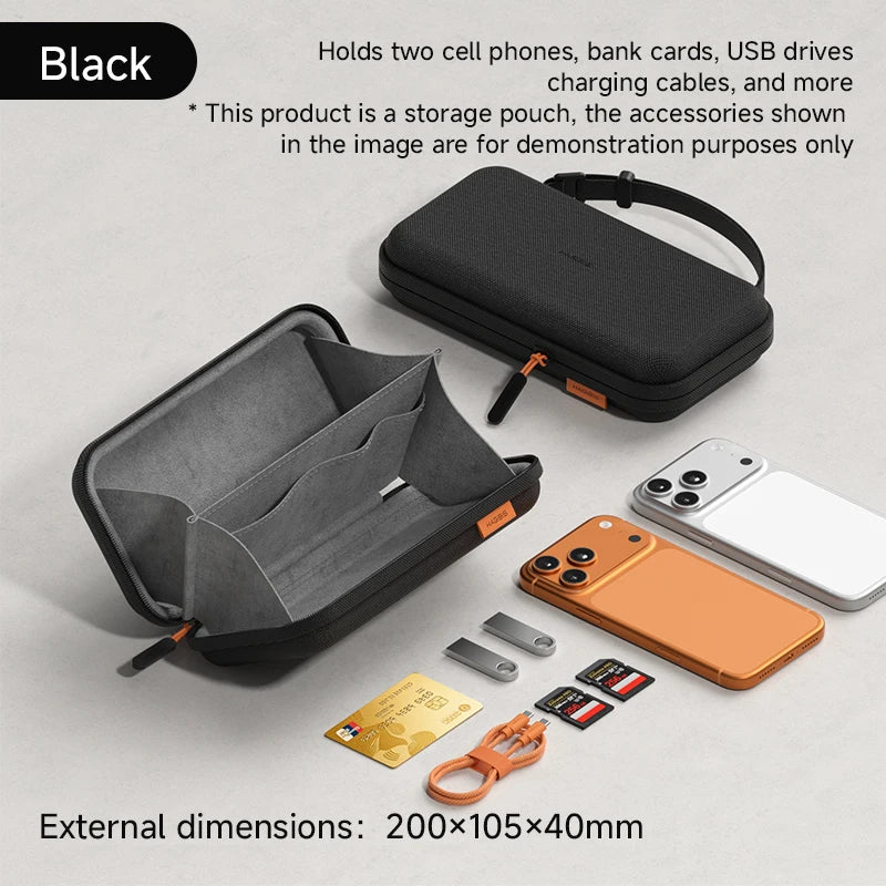 Hagibis Hard Shell Phone Carrying Case & Organizer