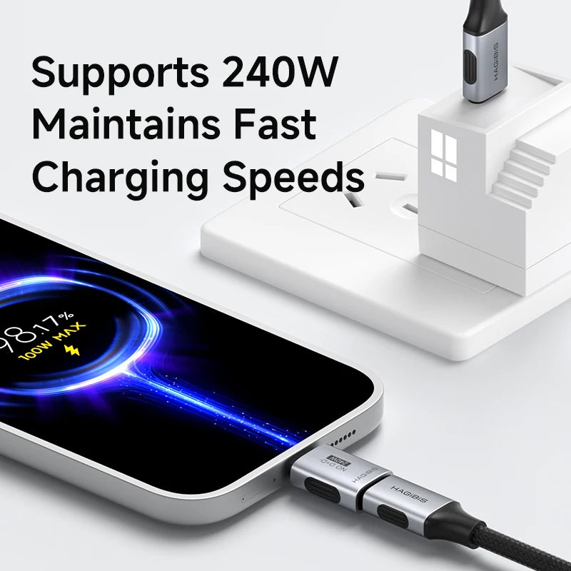 Hagibis USB-C Data Blocker Adapter 240W