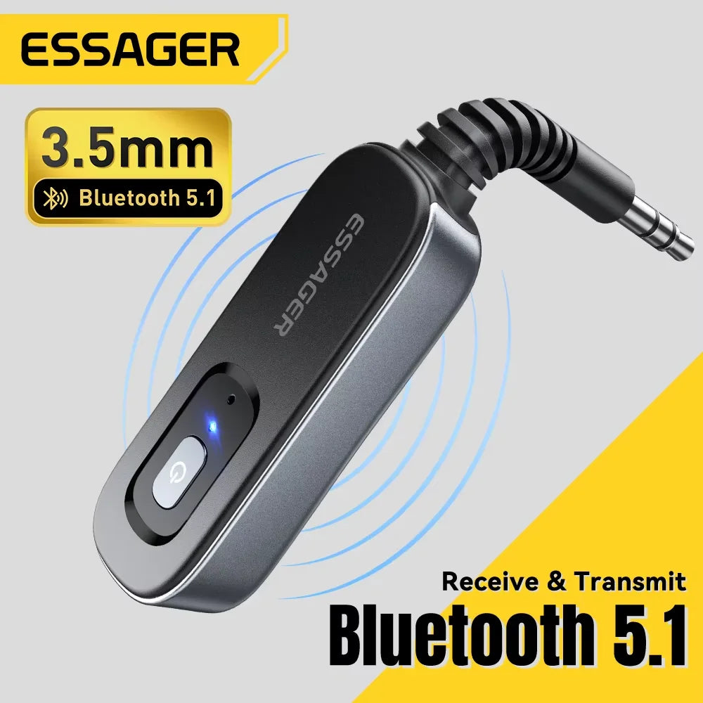Essager Bluetooth 5.1 Transmitter & Receiver 3.5mm AUX