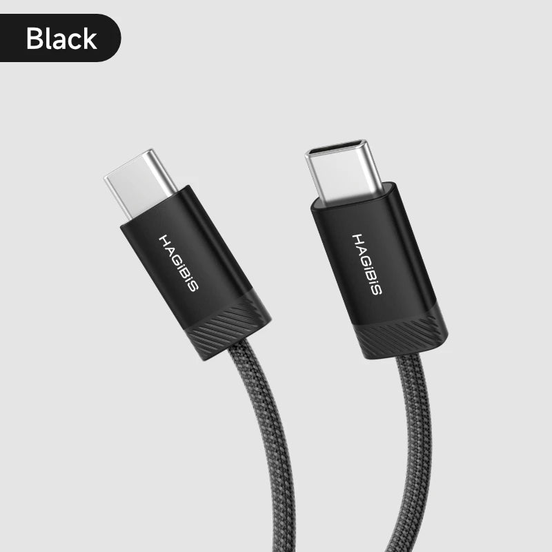 Hagibis USB4 Coaxial USB-C Cable 80Gbps 240W