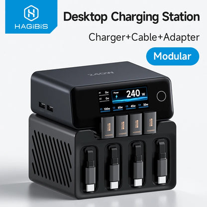 Hagibis 240W Modular Desktop Charging Station