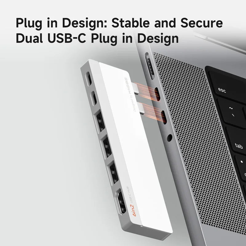 Hagibis USB-C Hub with 4K HDMI for MacBook