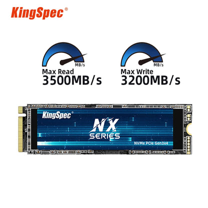 KingSpec NVMe M.2 PCIe 3.0 SSD 2280