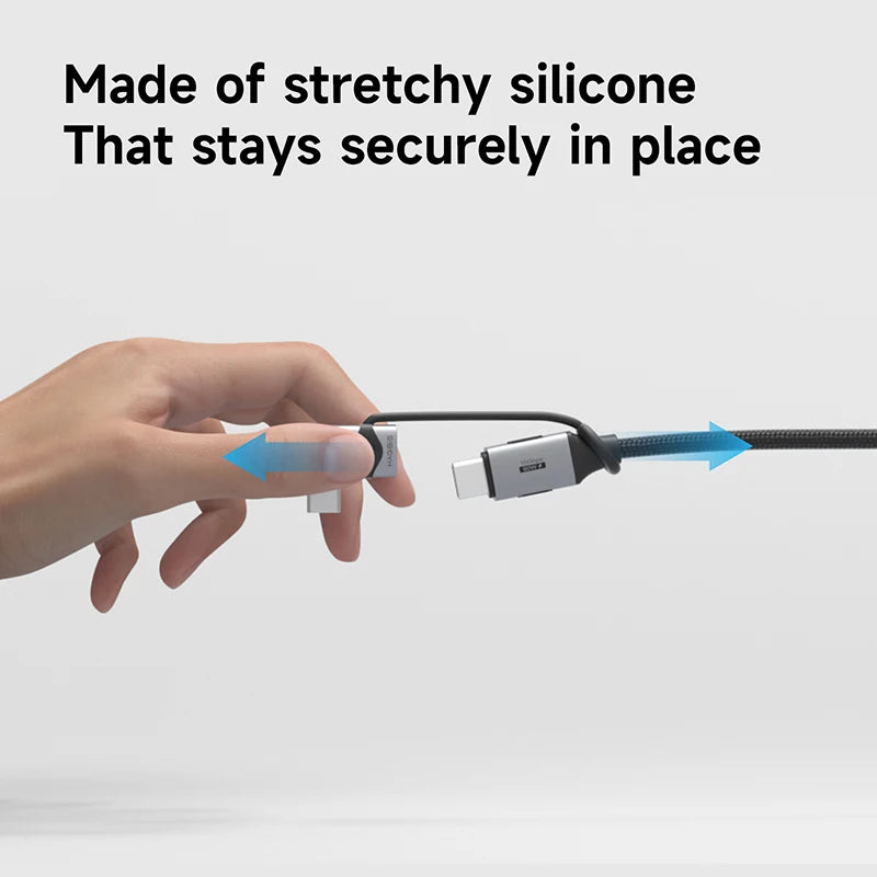 Hagibis Silicone Adapter Tether Straps (5-Pack)