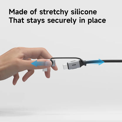 Hagibis Silicone Adapter Tether Straps (5-Pack)