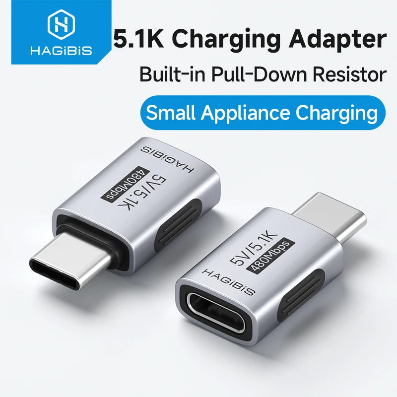 Hagibis USB-C Charging Adapter with 5.1K Pull-Down Resistor – Hagibis Shop
